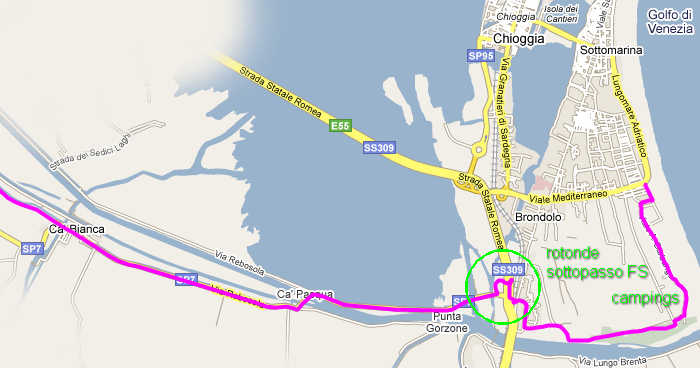 da Padova a Chioggia lungo il fiume Bacchiglione