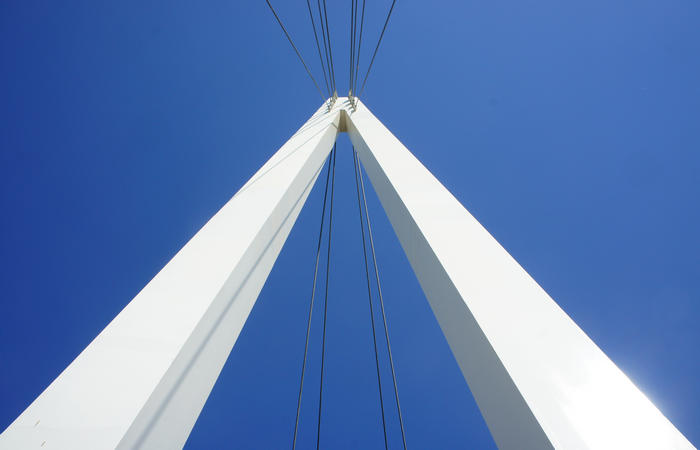 ponte ciclo-pedonale sul fiume Brenta lungo la Treviso-Ostiglia tra Pieve di Curtarolo e Campo San Martino (Padova)
