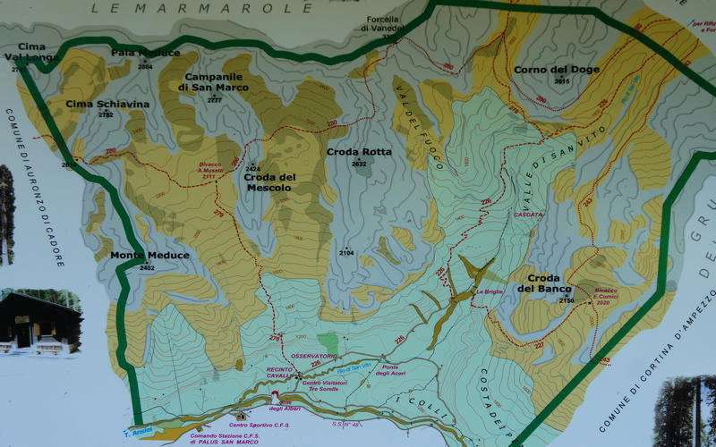 Foresta di Somadida ad Auronzo di Cadore