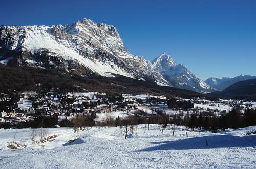 la conca di Cortina d'Ampezzo, Belluno Dolomiti