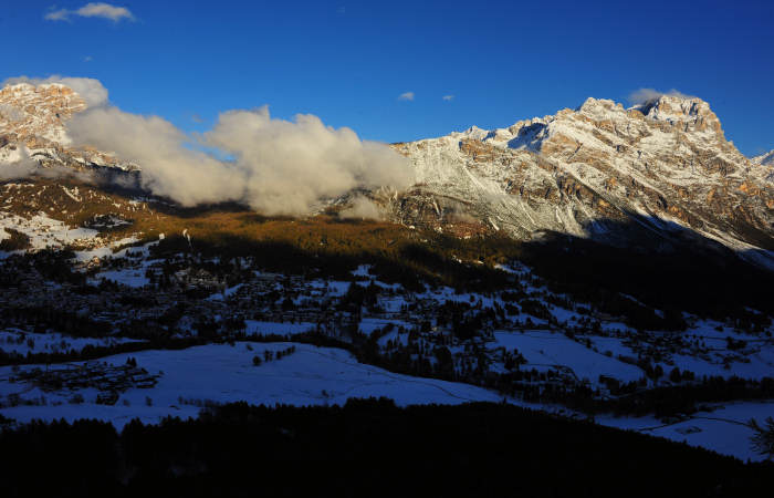 la conca di Cortina d'Ampezzo, Belluno Dolomiti