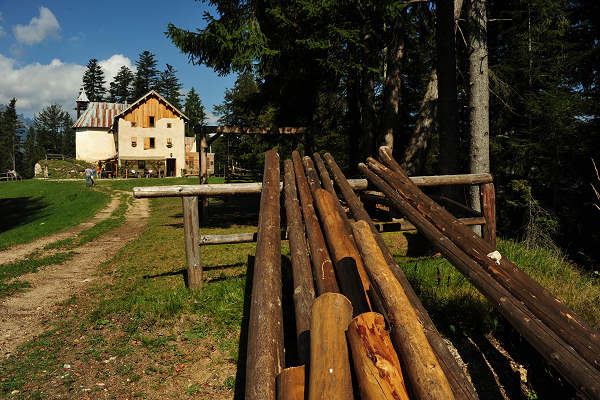 Domegge di Cadore, rifugio Eremo dei Romiti al monte Froppa, Dolomiti