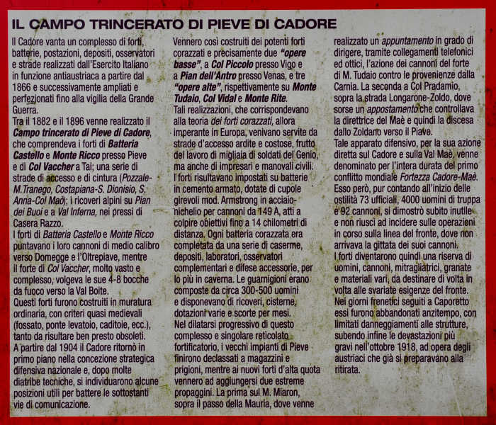 fortezza Cadore-Maè, Belluno Dolomiti