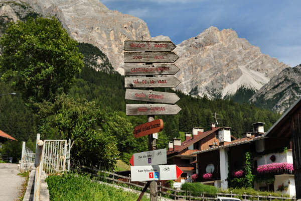percorso Nordic Walking San Vito di Cadore Dolomiti