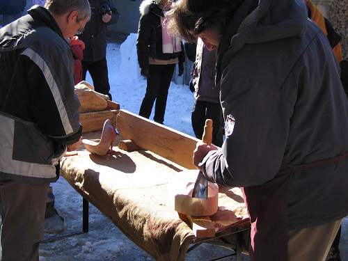 maschere del carnevale di Sappada