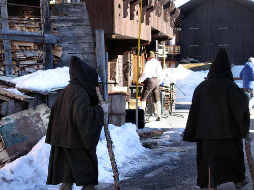 maschere del carnevale di Sappada