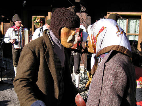 maschere del carnevale di Sappada