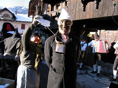 maschere del carnevale di Sappada