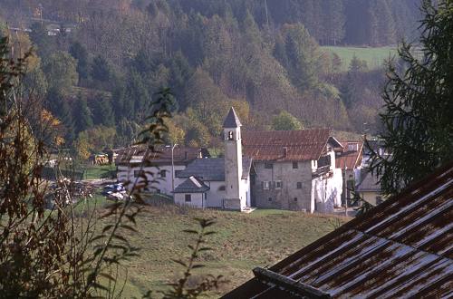 la valle del Boite nei pressi di Vodo di Cadore