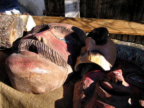 maschere del carnevale di Sappada