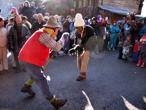maschere del carnevale di Sappada