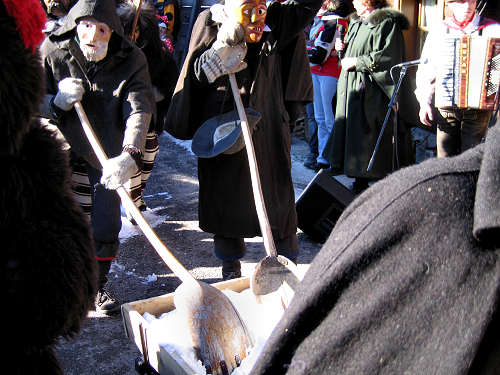 maschere del carnevale di Sappada