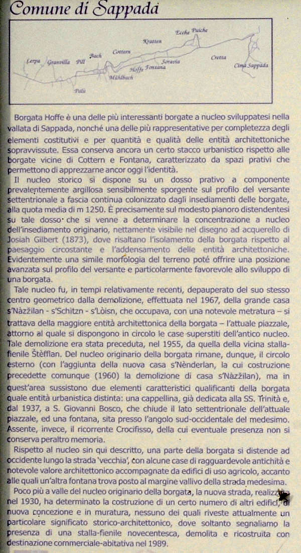 contrade e chiesette a Sappada Plodn