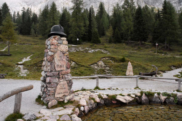 sorgenti del fiume Piave al Peralba, Sappada val Sesis passo Oregone val Visdende