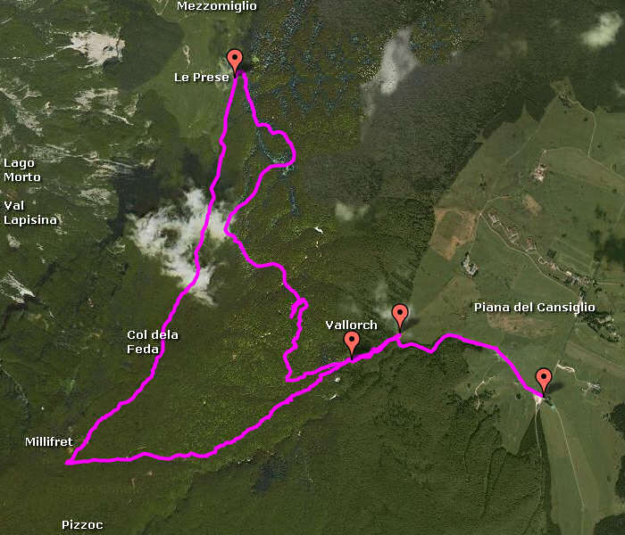 Vallorch, Pian del Cansiglio