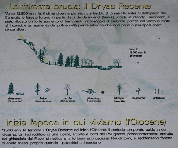 Palughet, Cansiglio, geologia e preistoria