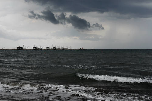 Chioggia Sottomarina - diga foranea sulla Bocca di Porto
