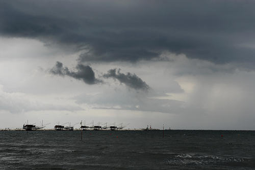 Chioggia Sottomarina - diga foranea sulla Bocca di Porto