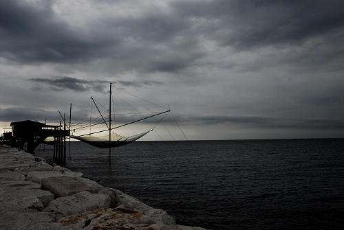 Chioggia Sottomarina - diga foranea sulla Bocca di Porto