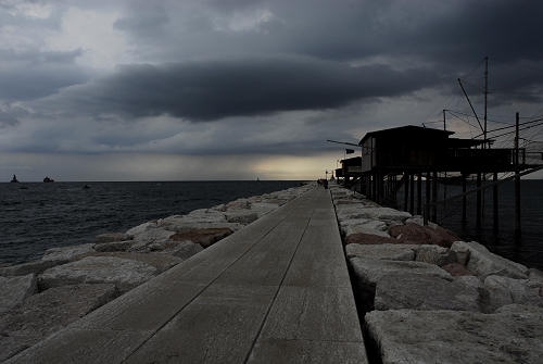 Chioggia Sottomarina - diga foranea sulla Bocca di Porto