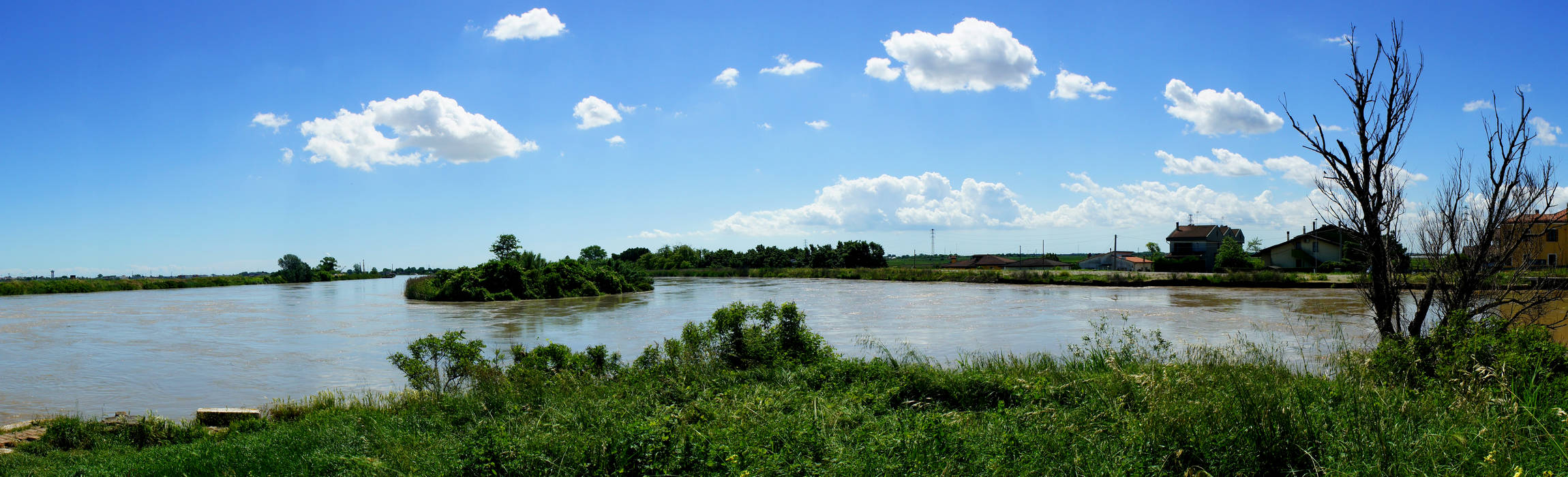 confluenza Bacchiglione-Brenta a Ca'Pasqua