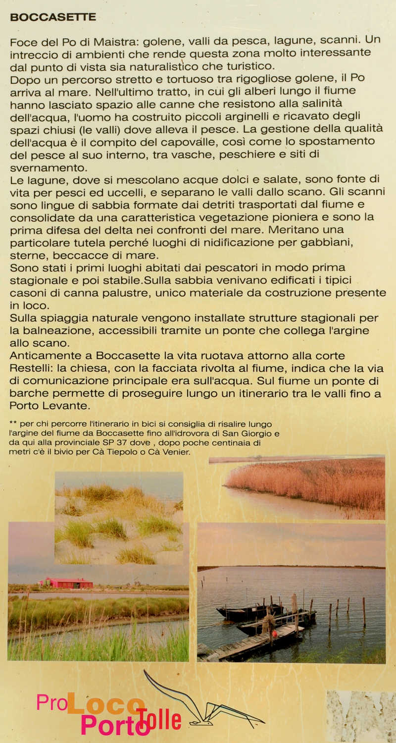 spiaggia Boccasette, foce del Po di Maistra