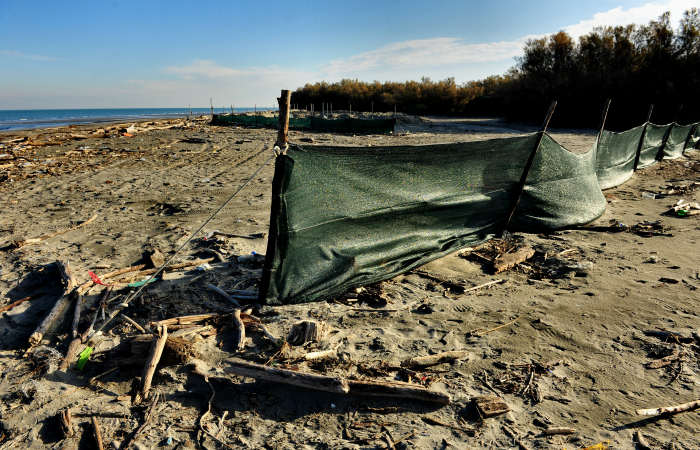 spiaggia di Boccasette alla foce del Po di Maistra, Porto Tolle