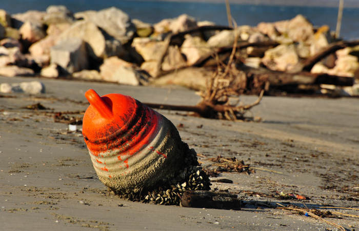 spiaggia di Boccasette alla foce del Po di Maistra, Porto Tolle