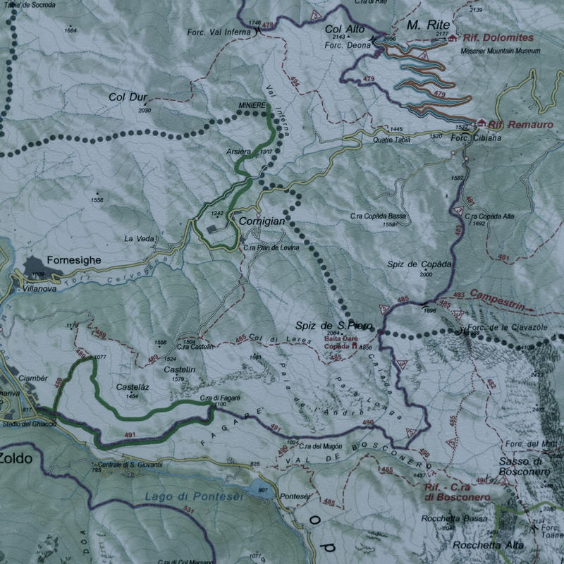 Cibiana Sfornioi Bosconero Toanella, Val di Zoldo