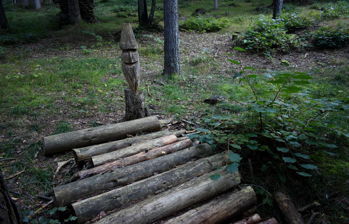 Val di Zoldo - sentiero salita al rifugio Casera Bosconero dal lago di Pontesei