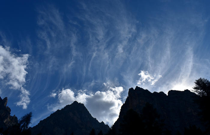 Val di Zoldo - sentiero salita al rifugio Casera Bosconero dal lago di Pontesei