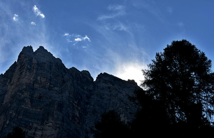 Val di Zoldo - sentiero salita al rifugio Casera Bosconero dal lago di Pontesei