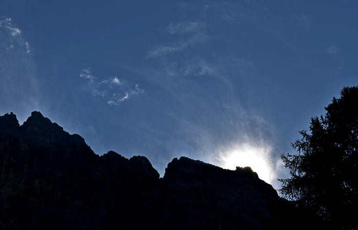 Val di Zoldo - sentiero salita al rifugio Casera Bosconero dal lago di Pontesei