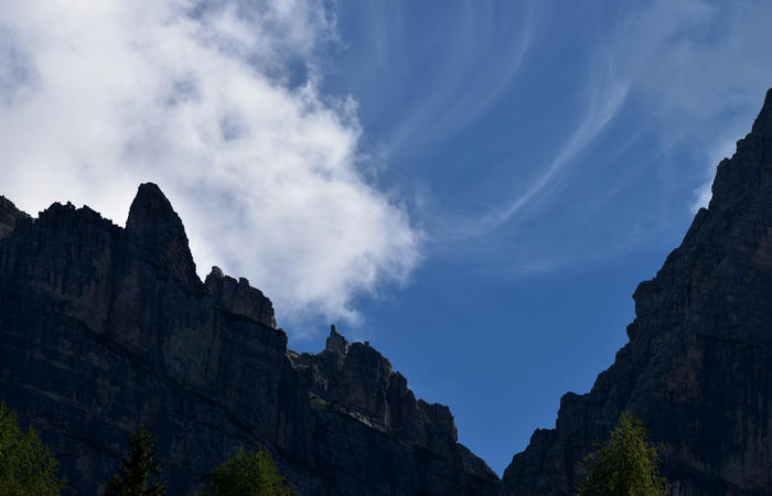 Val di Zoldo - sentiero salita al rifugio Casera Bosconero dal lago di Pontesei
