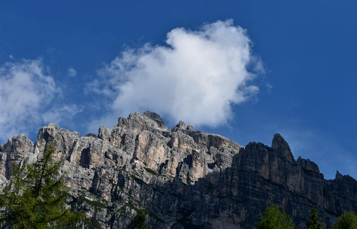 Val di Zoldo - sentiero salita al rifugio Casera Bosconero dal lago di Pontesei