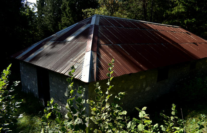 Val di Zoldo - sentiero salita al rifugio Casera Bosconero dal lago di Pontesei