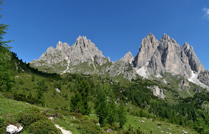 escursione Misurina Col de Varda rif. Citta di Carpi agriturismo malga Maraia, Cadini di Misurina Auronzo Cadore Dolomiti Tre Cime di Lavaredo