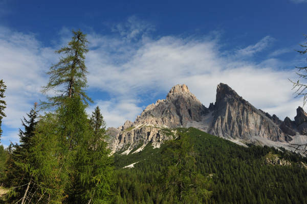 Dolomiti, sentiero passo Tre Croci rifugio Vandelli lago di Sorapiss