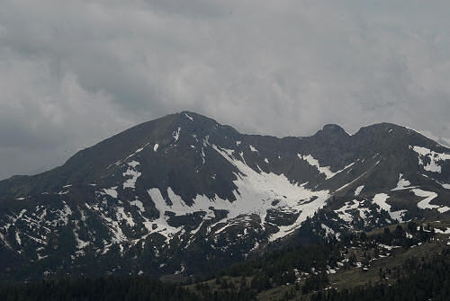 passo di Valparola, verso il Col di Lana