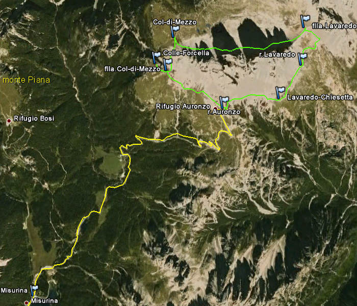 Misurina, Tre Cime di Lavaredo