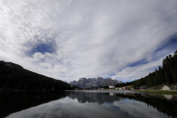 Auronzo di Cadore, lago di Misurina alle Tre Cime di Lavaredo e il Sorapiss