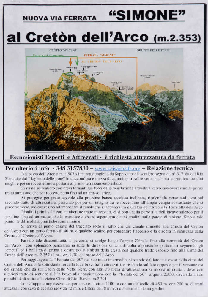 Ferrata Simone al Creton Arco