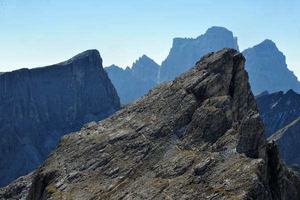 escursuibe Falzarego, Averau, Nuvolau, Cinque Torri
