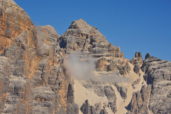 dai pressi del rifugio Nuvolau panorama sulle Dolomiti