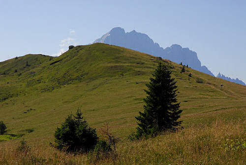 salita al monte Pore da Fedare, strada del passo Giau, Colle Santa Lucia