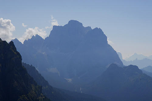 salita al monte Pore da Fedare, strada del passo Giau, Colle Santa Lucia