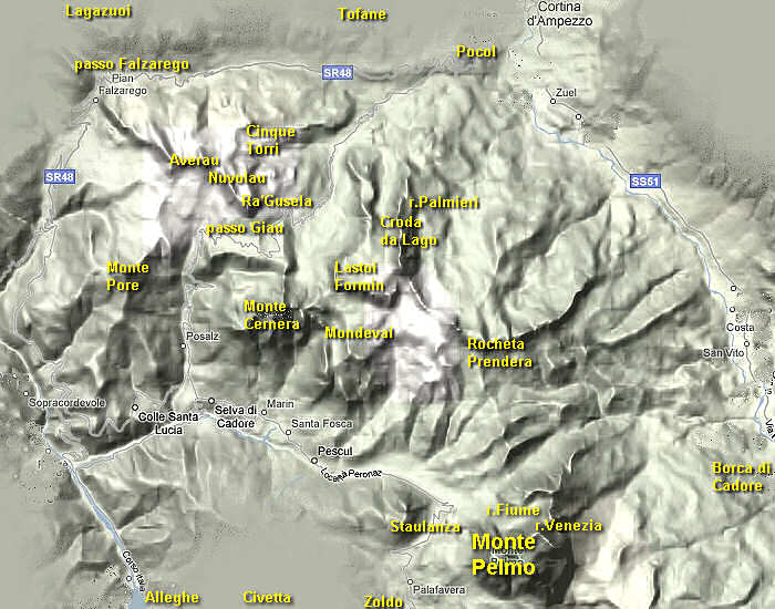 Pelmo, Averau Nuvolau Giau, Croda da Lago