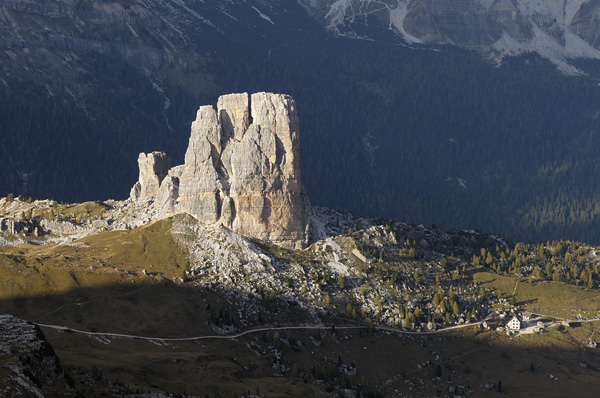 Dolomiti, fotografie panoramiche dal rifugio Nuvolau