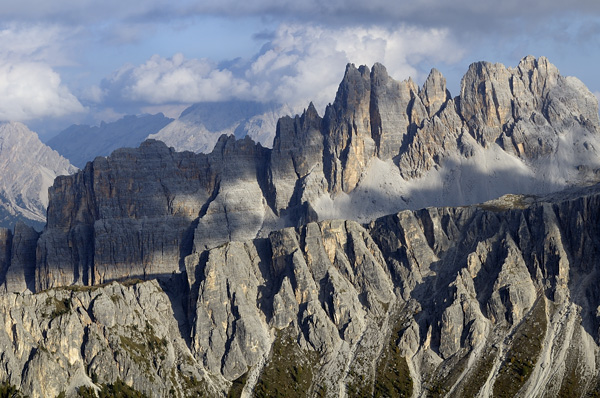Dolomiti, fotografie panoramiche dal rifugio Nuvolau