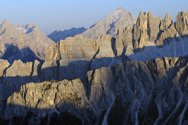 Dolomiti, fotografie panoramiche dal rifugio Nuvolau